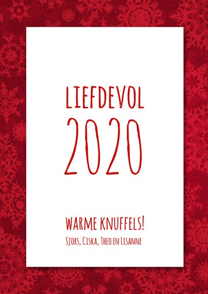 Kerstkaart echt kerstgevoel 3