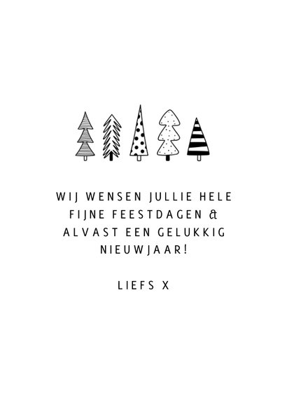 Kerstkaart 'een hele fijne kerst' met sterren 3