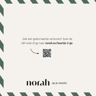 Kerstkaart 'een kerstknuffel voor jou' van Norah 2