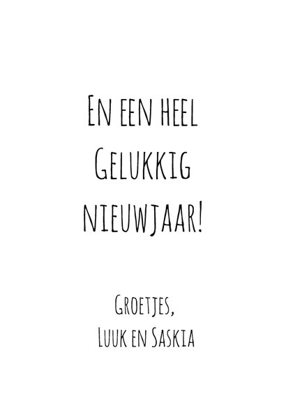 Kerstkaart eend met kerstmuts 3