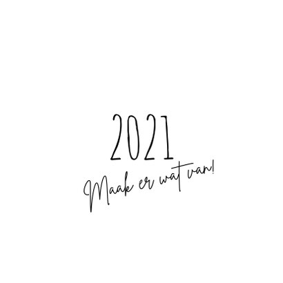 Kerstkaart eenvoudig 2020-2021, met kersttakjes 3