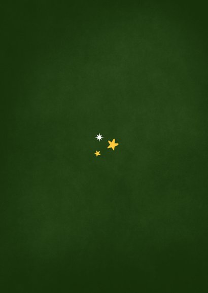 Kerstkaart elfjes rendier magische feestdagen 2026 vrolijk Achterkant