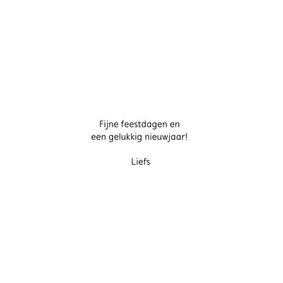 Kerstkaart fijne dagen met geïllustreerde kat 3