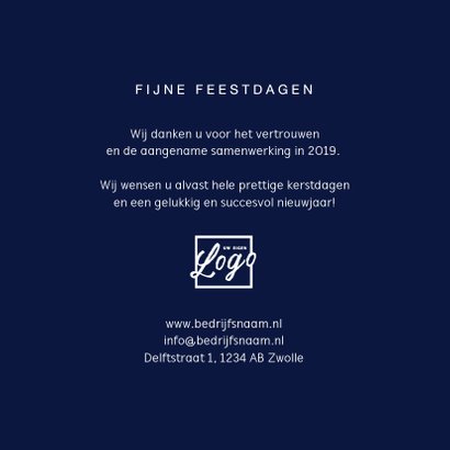 Kerstkaart fijne feestdagen 2020 nieuwjaar goud confetti 3