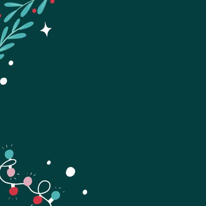 Kerstkaart fijne kerst handlettering 2