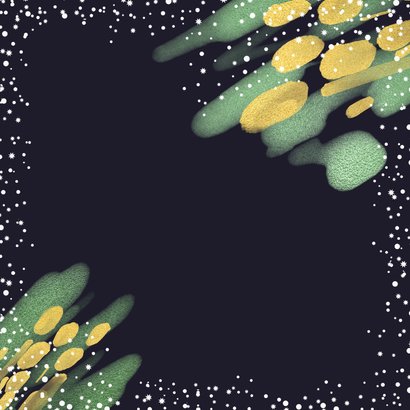 Kerstkaart fijne kerstdagen sneeuw Achterkant