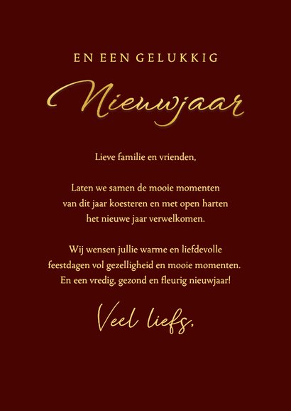 Kerstkaart fleurige amaryllis bloem 3