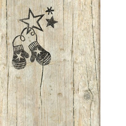 Kerstkaart foto divers hout kerst 2