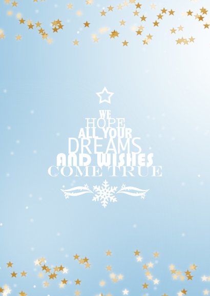 Kerstkaart foto en ster 2020 2