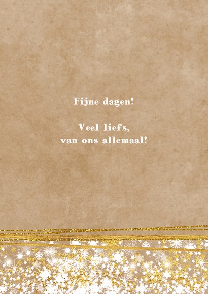 Kerstkaart foto romantisch sfeervol sterren 3