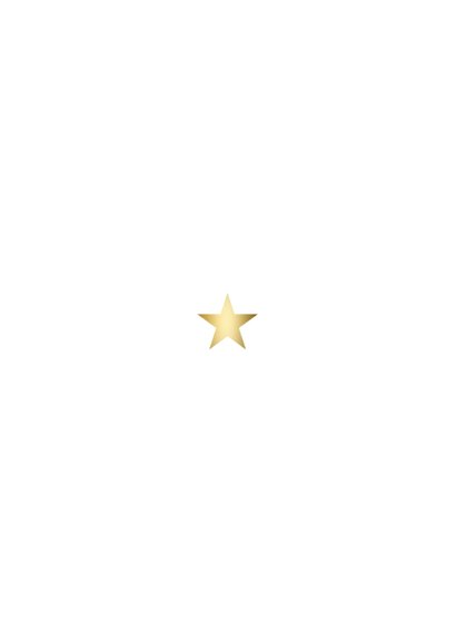 Kerstkaart fotocollage gouden tekst aanpasbare kleur Achterkant