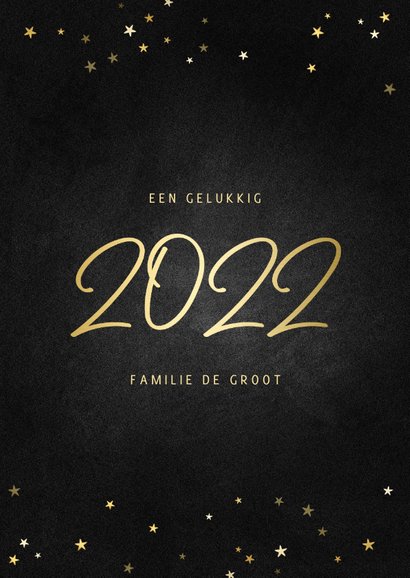 Kerstkaart fotocollage handgeschreven 2022 krijtbord 3