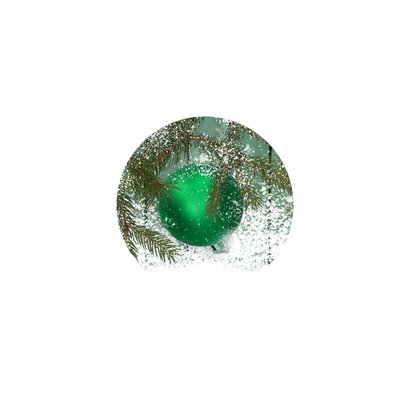 Kerstkaart fotostapel op hout en sneeuw Achterkant