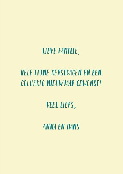 Kerstkaart geïllustreerde kerststal 3