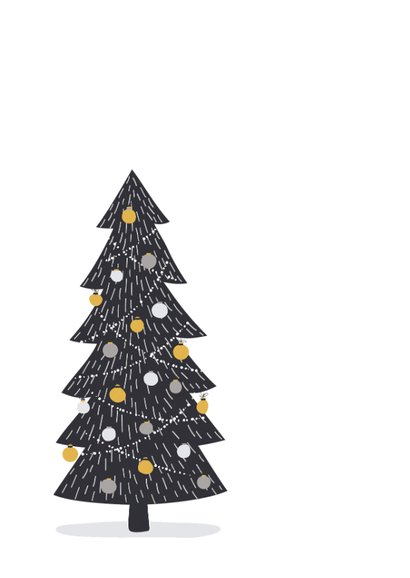 Kerstkaart: Geluk en gezondheid 2