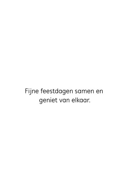 Kerstkaart: Geluk en gezondheid 3