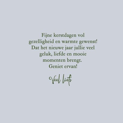 Kerstkaart gezellig samen in de arreslee 3