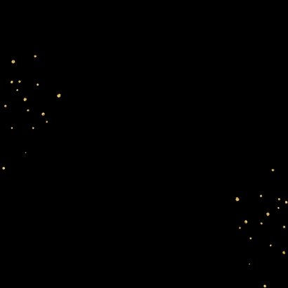 Kerstkaart glasballen met kabouter Achterkant