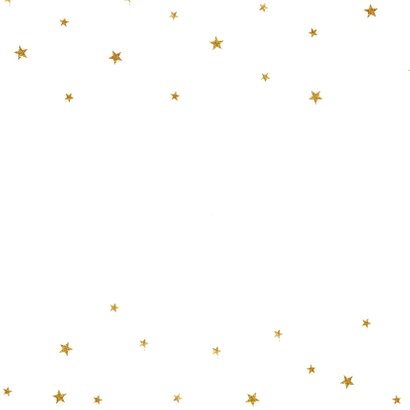 Kerstkaart glitter sterretjes foto - BC 2