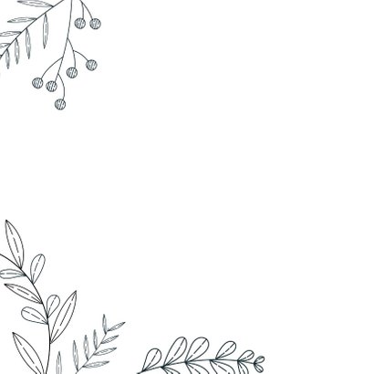 Kerstkaart goud en zwart 2
