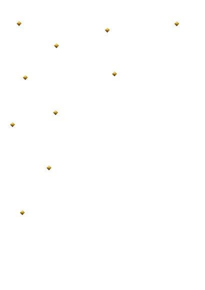 Kerstkaart gouden kerstboom donker groen 2