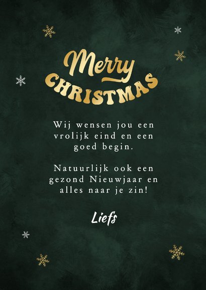 Kerstkaart grappig rendier lampjes oh deer sneeuw 3