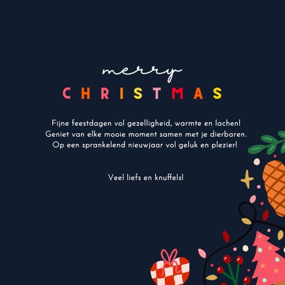 Kerstkaart Grappige kerst figuurtjes 3