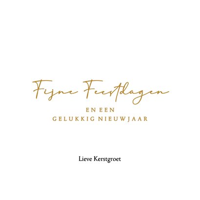 Kerstkaart grappige sneeuwpop kerstbal 3