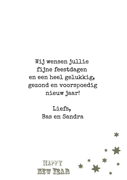 Kerstkaart Green Deer 3