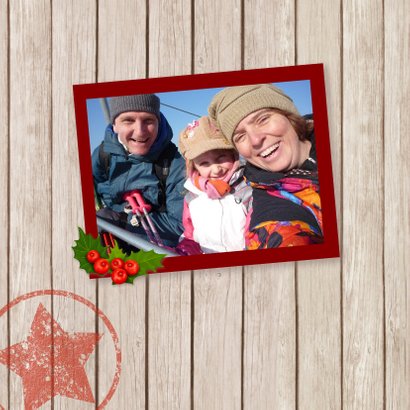 Kerstkaart groen hart 2018 2