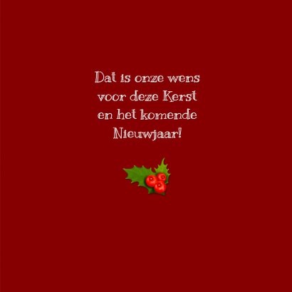 Kerstkaart groen hart 2018 3