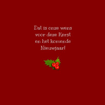 Kerstkaart groen hart 3