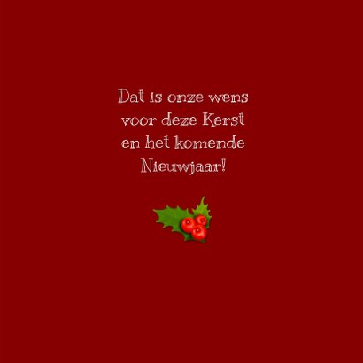 Kerstkaart groen hart 3