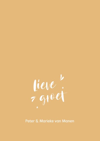 Kerstkaart handlettering met eigen foto 3