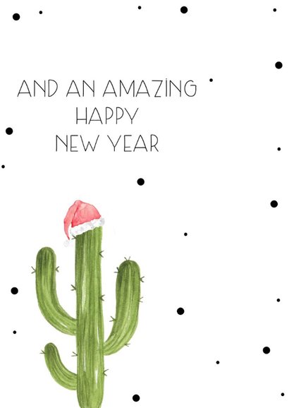 Kerstkaart have a fancactus Christmas 2