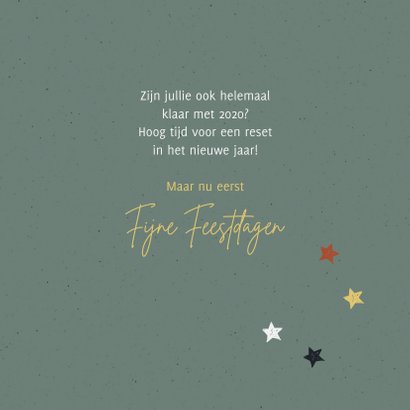 Kerstkaart Helemaal klaar met 2020 3