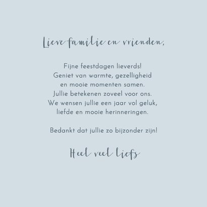 Kerstkaart Hertje in de Sneeuw 3