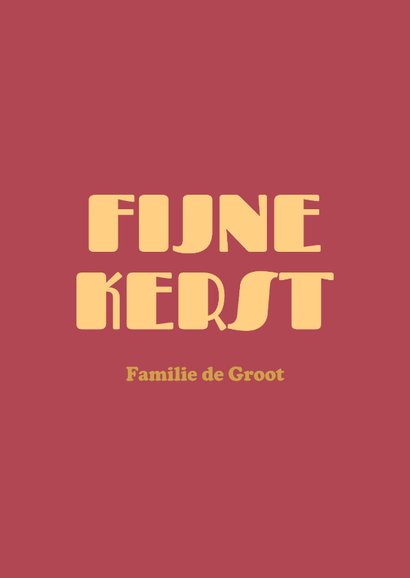 Kerstkaart ho ho ho blokjespatroon met kerstbomen 3