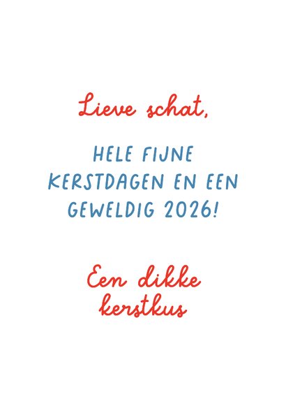 Kerstkaart Hollandse tegel en (vervangbare) plaatsnaam 3