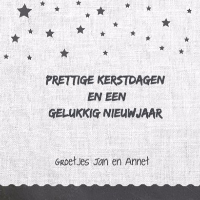 Kerstkaart - houten pijlen 3