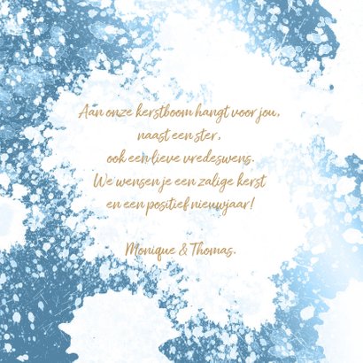 Kerstkaart ijs ster 2019 A RB 3