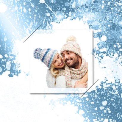 Kerstkaart ijs ster 2020 A RB 2