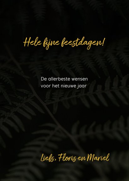 Kerstkaart - ik wens je licht, liefde, leven 3