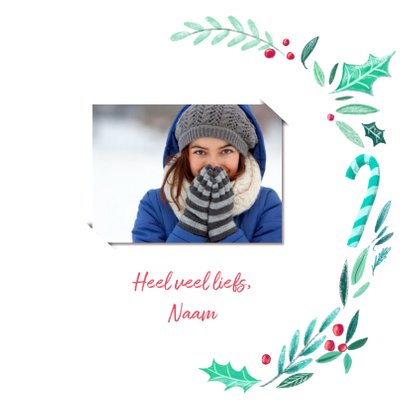 Kerstkaart illustratie lettering 2019 3