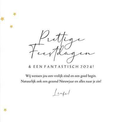 Kerstkaart illustratie postzegels stempel foto sterren goud 3