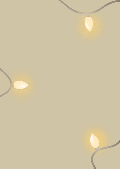 Kerstkaart it's beginning to look a lot like Christmas Achterkant