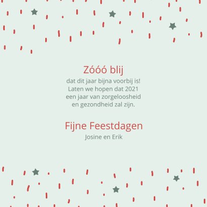 Kerstkaart It’s really time for 2020 to go 3