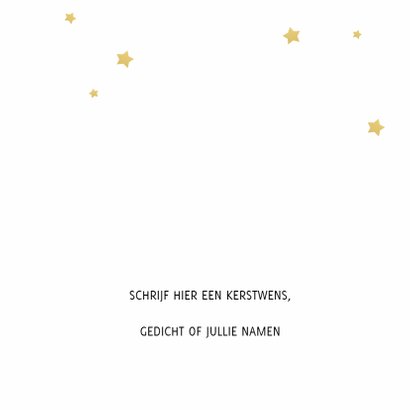 Kerstkaart Joy goudlook 3