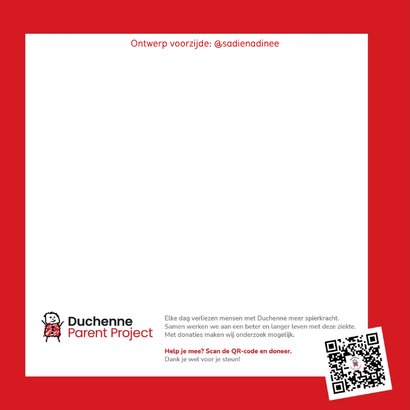 Kerstkaart kaarsen Duchenne Parent Project 2