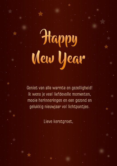 Kerstkaart kaarsen kerstboom 3